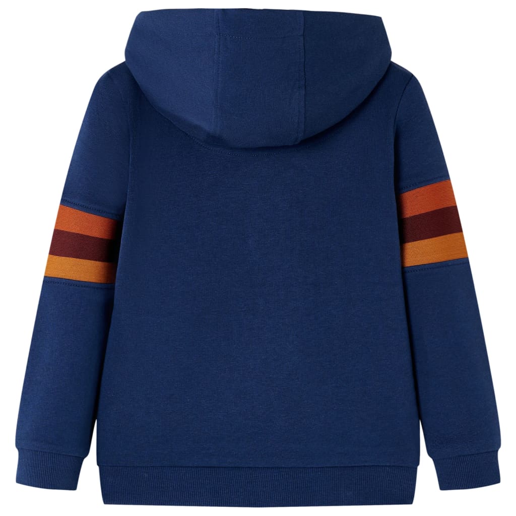 Dziecięca bluza z kapturem, granatowa, 92