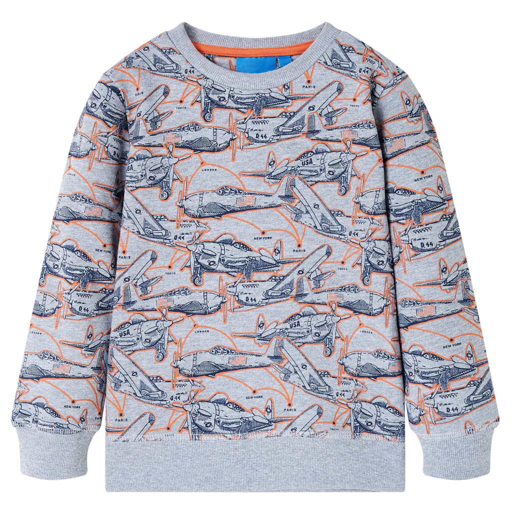 Bluza dziecięca, szary melanż, 104