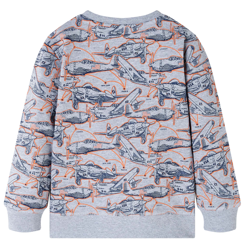 Bluza dziecięca, szary melanż, 116