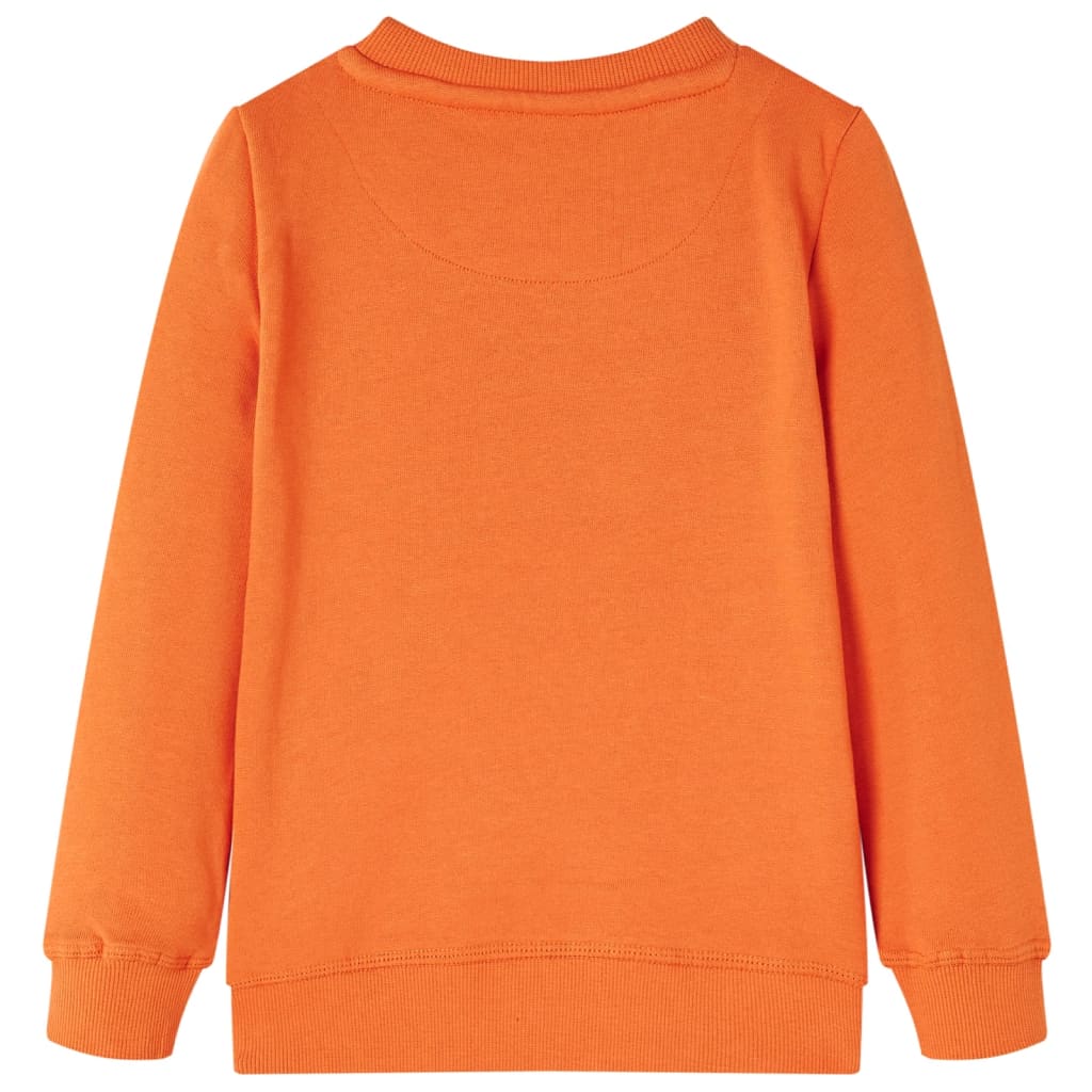 Bluza dziecięca, ciemnopomarańczowa, 116