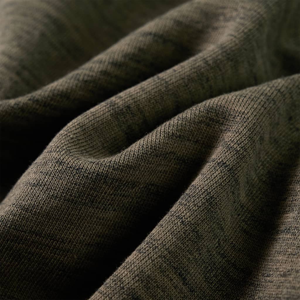 Bluza dziecięca, ciemne khaki, melanż, 104