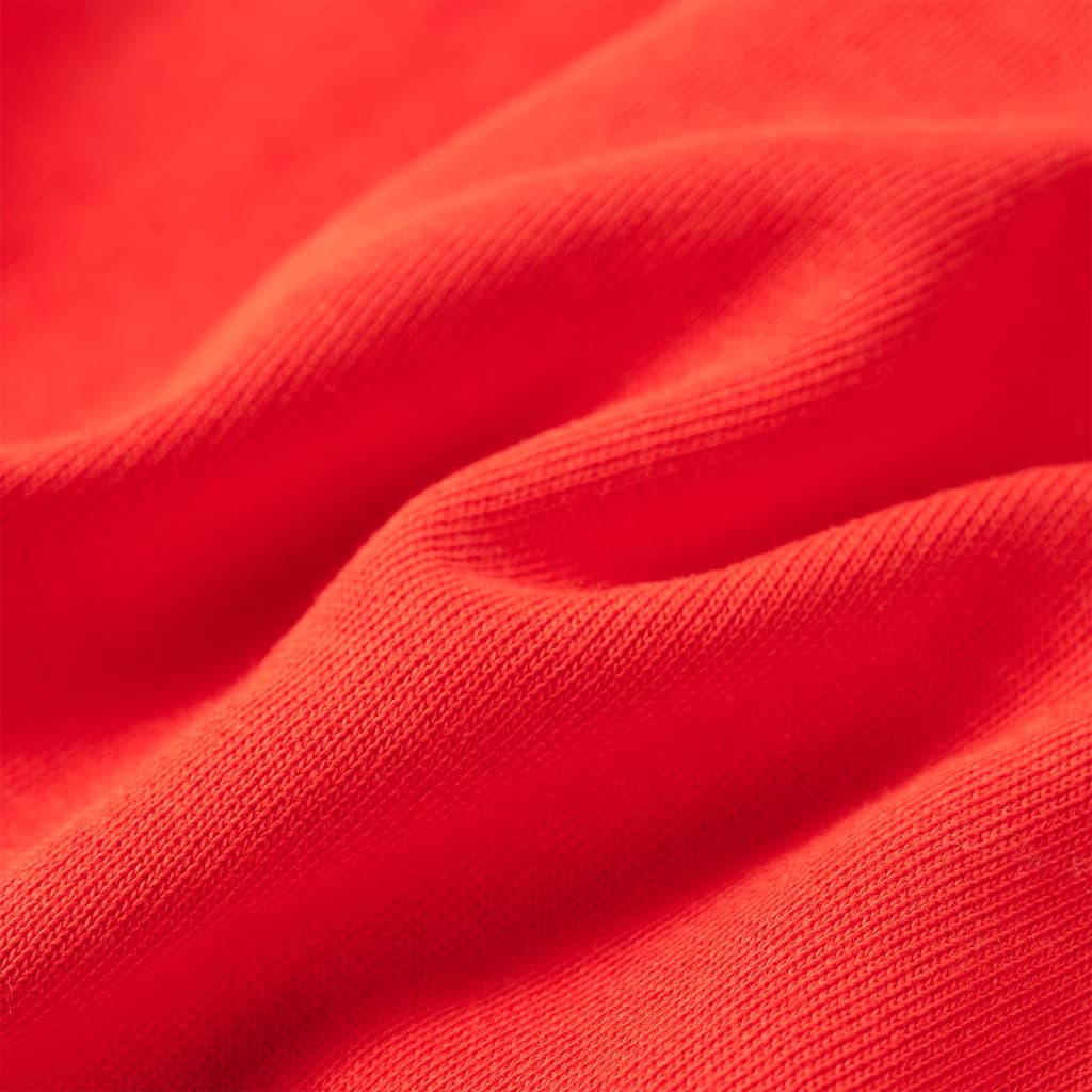 Bluza dziecięca z kapturem, czerwona, 104