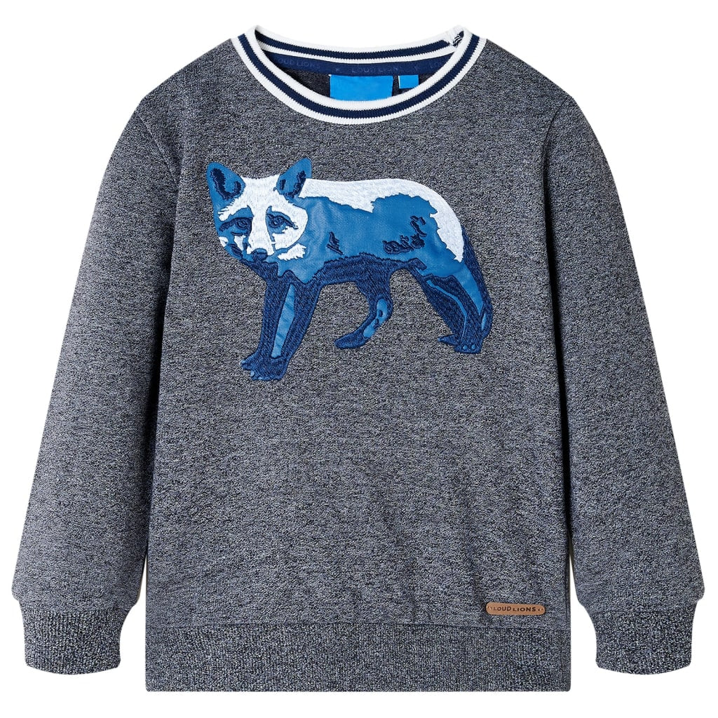 Bluza dziecięca, granatowy melanż, 104