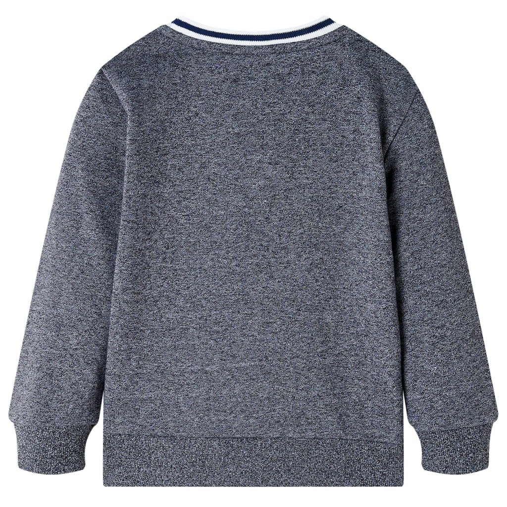 Bluza dziecięca, granatowy melanż, 140
