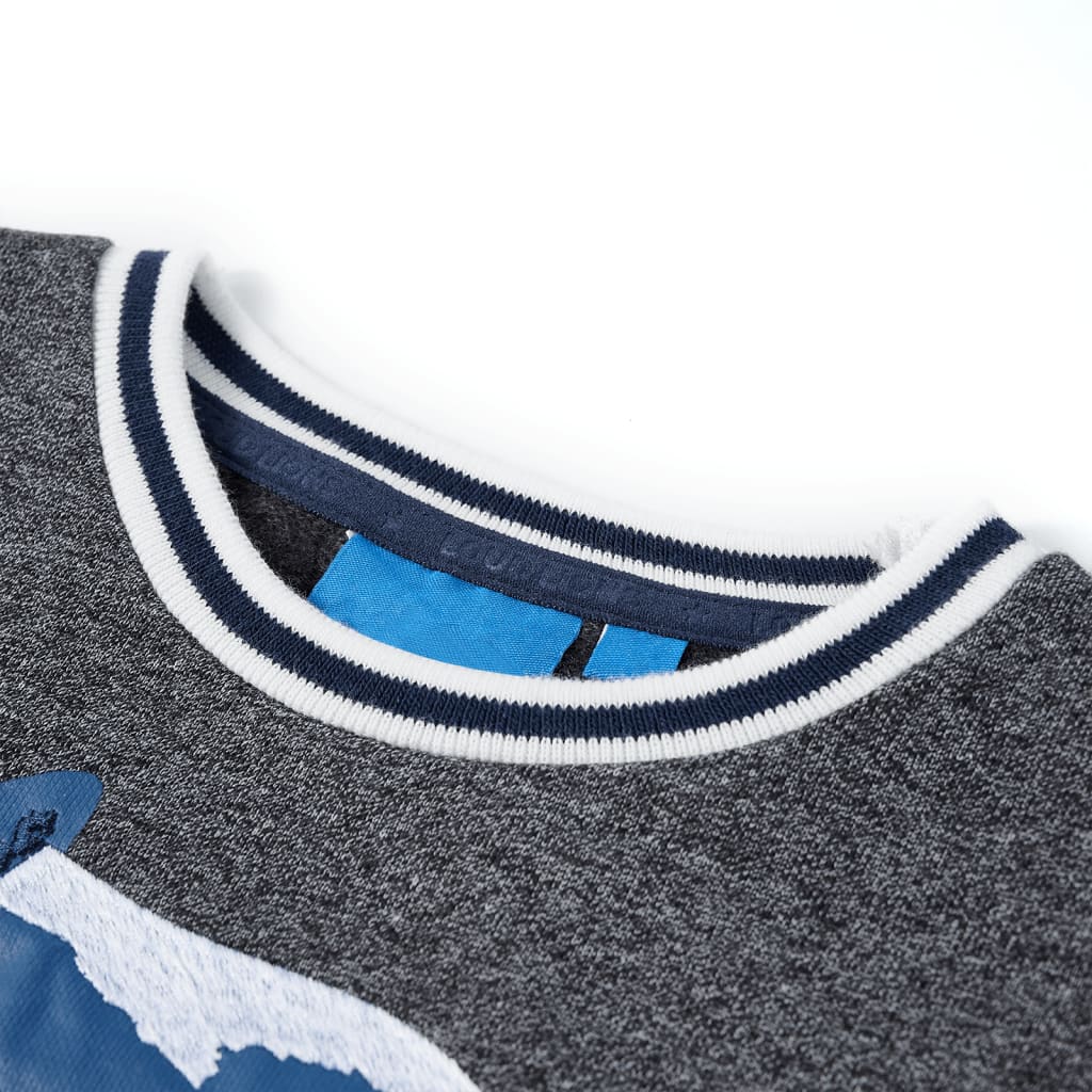Bluza dziecięca, granatowy melanż, 140