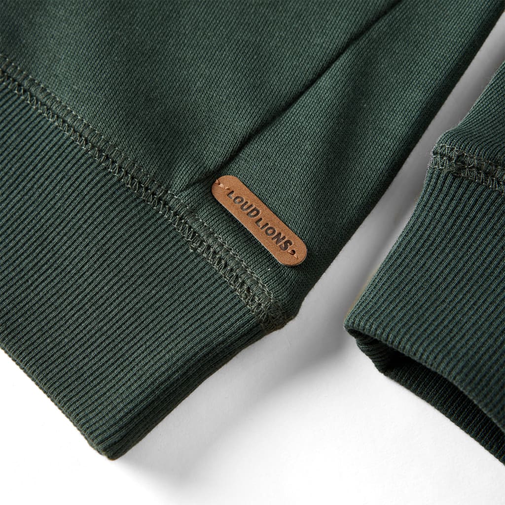 Bluza dziecięca, ciemnozielona, 92