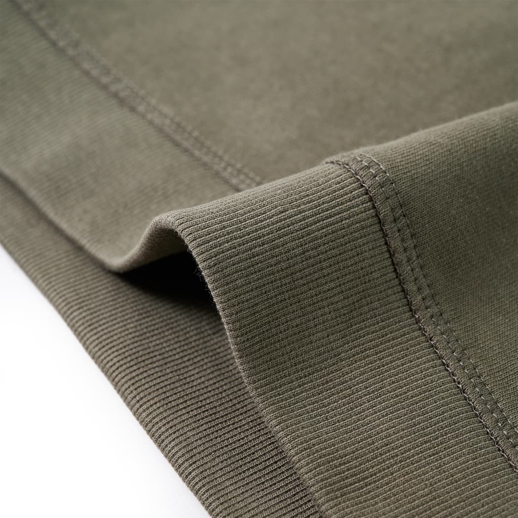 Bluza dziecięca z kapturem, khaki, 128