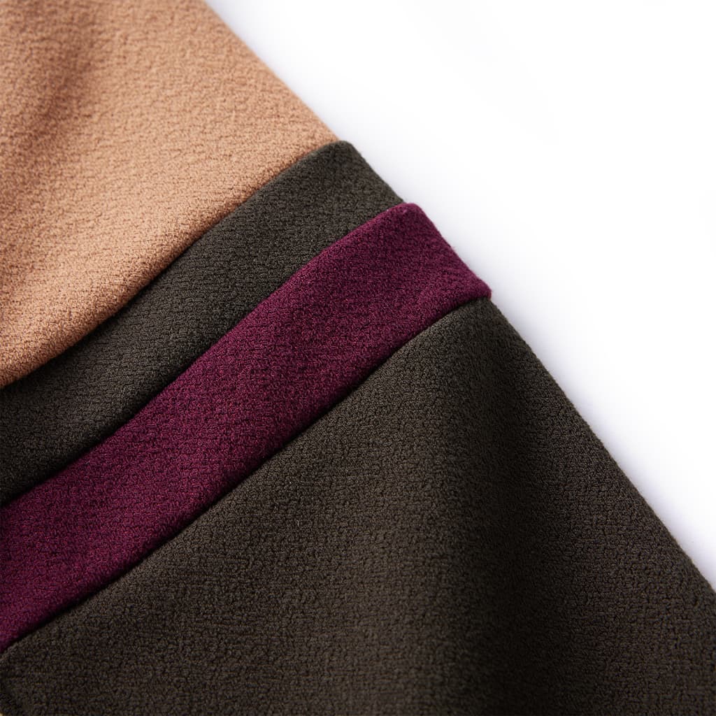 Bluza dziecięca, kolor ciemne khaki i camelowy, 140