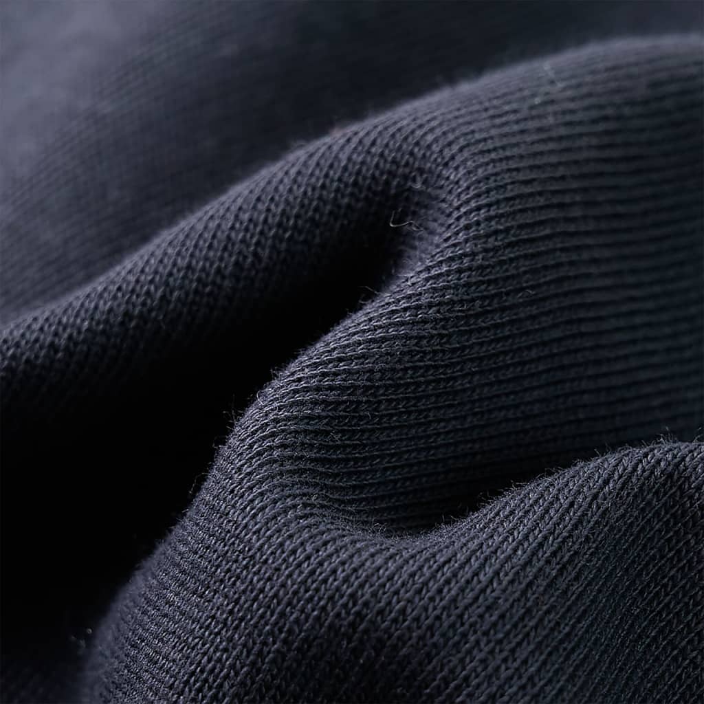 Bluza dziecięca z kapturem i krótkim zamkiem, antracyt i koniak, 92