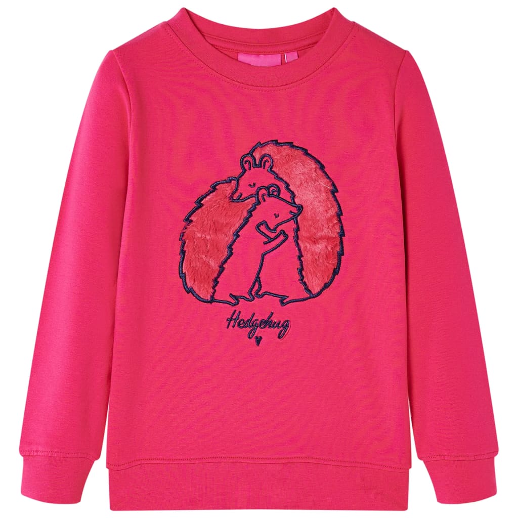 Bluza dziecięca, jaskrawy róż, 104
