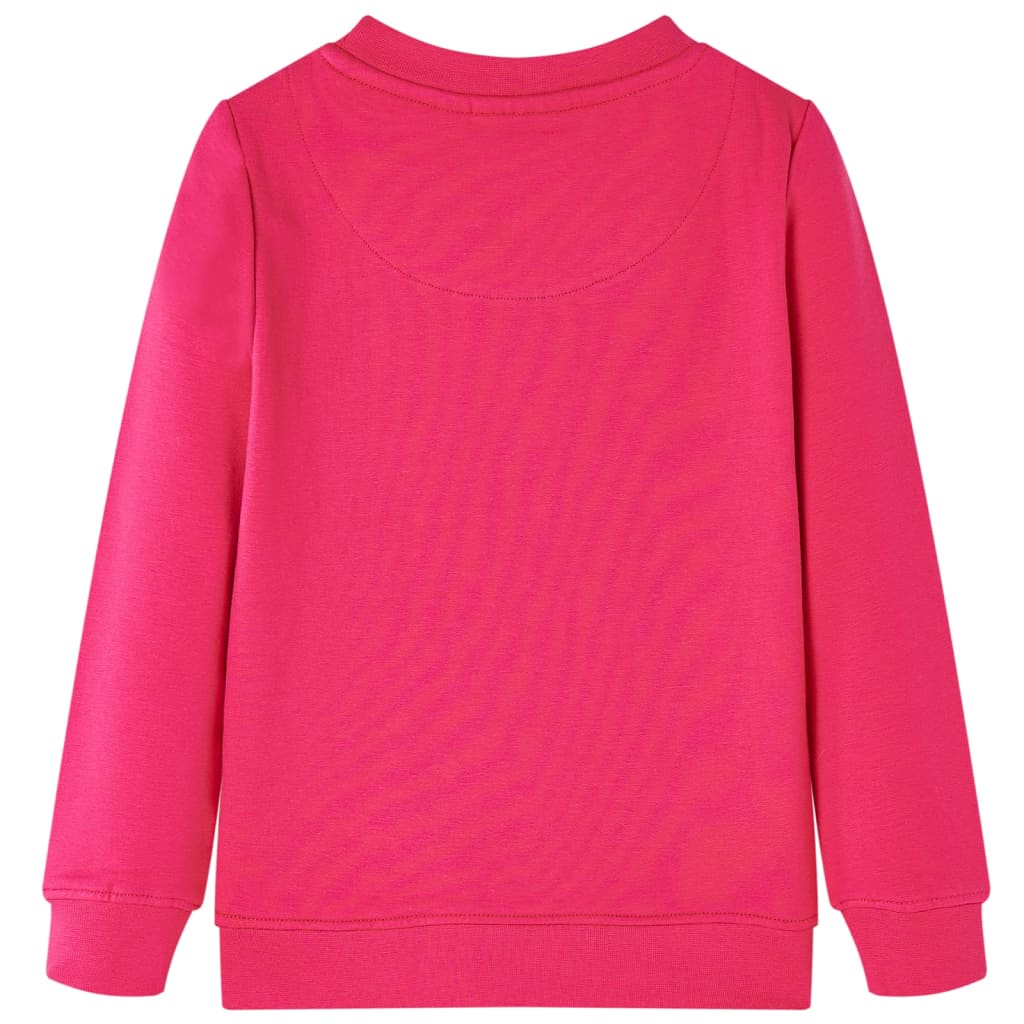 Bluza dziecięca, jaskrawy róż, 128