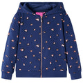Bluza dziecięca z kapturem, granatowa, 104