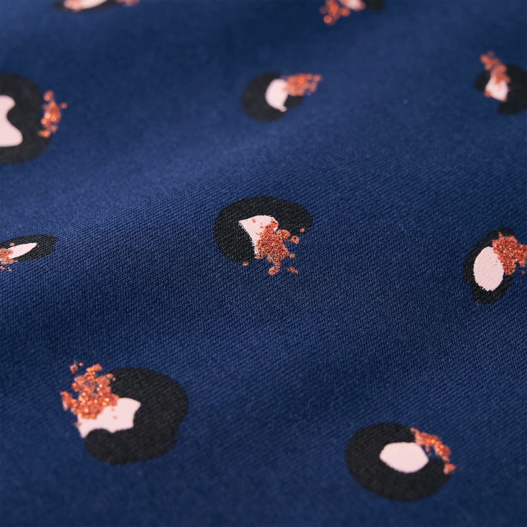 Bluza dziecięca z kapturem, granatowa, 104
