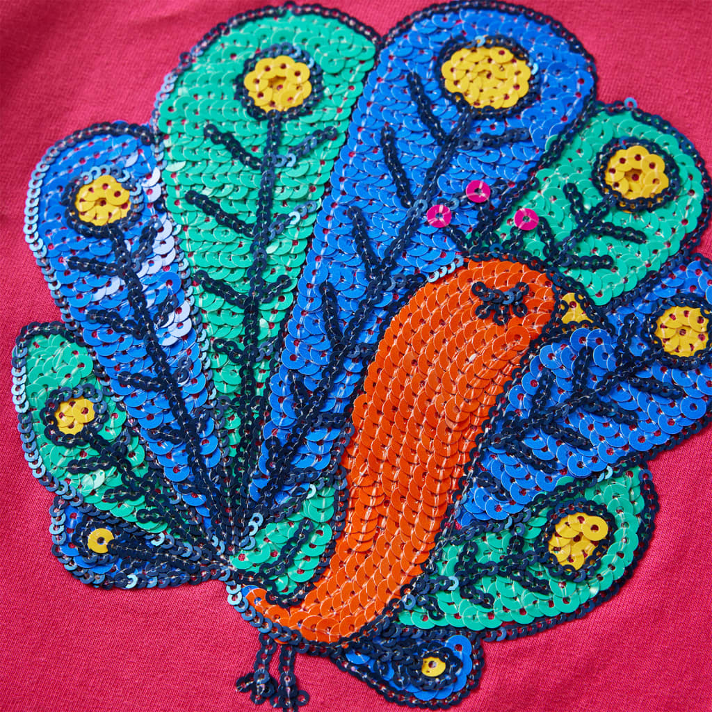 Bluza dziecięca, jaskrawy róż, 104