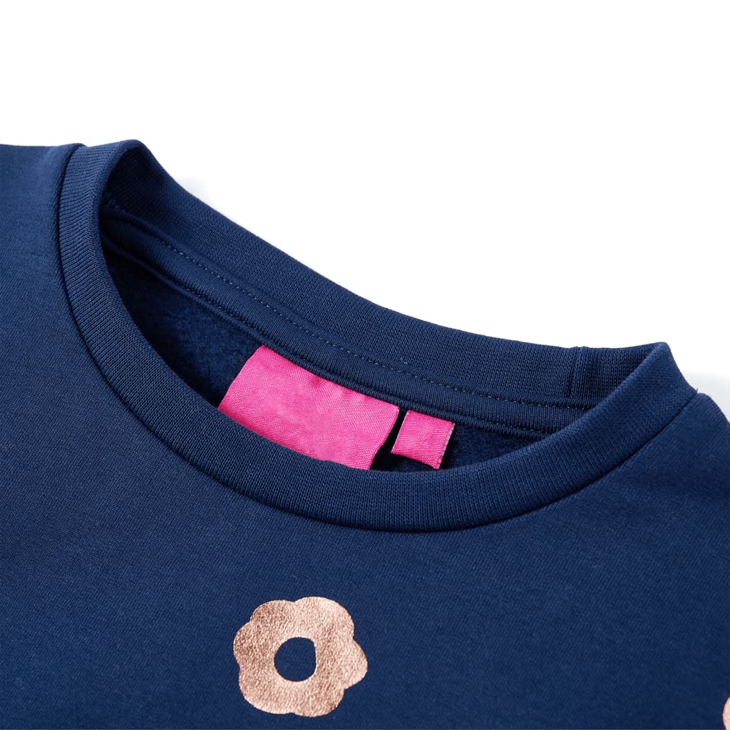 Bluza dziecięca, granatowa, 128