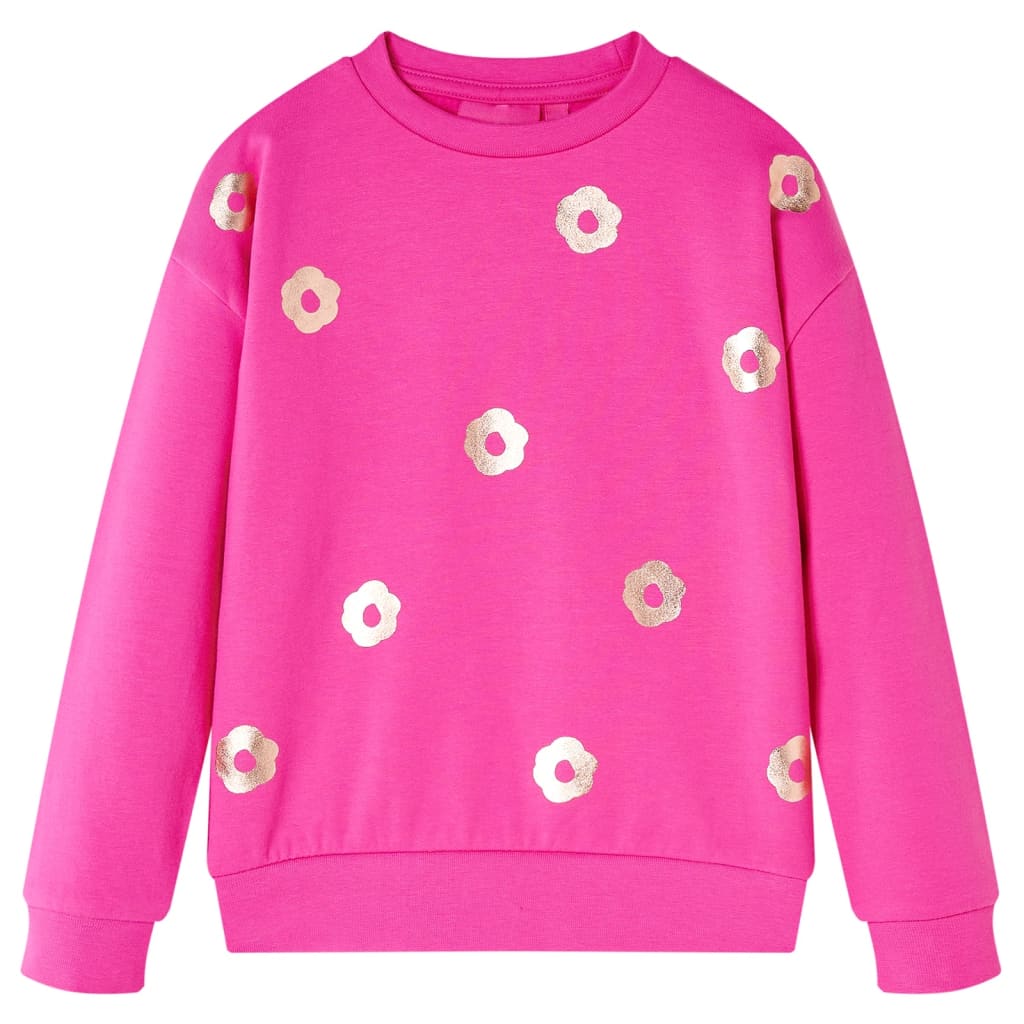 Bluza dziecięca, ciemnoróżowa, 104