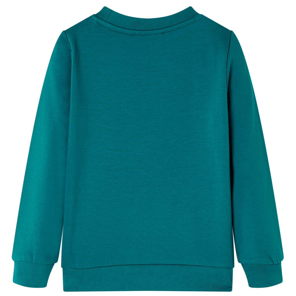Bluza dziecięca, ciemnozielona, 128