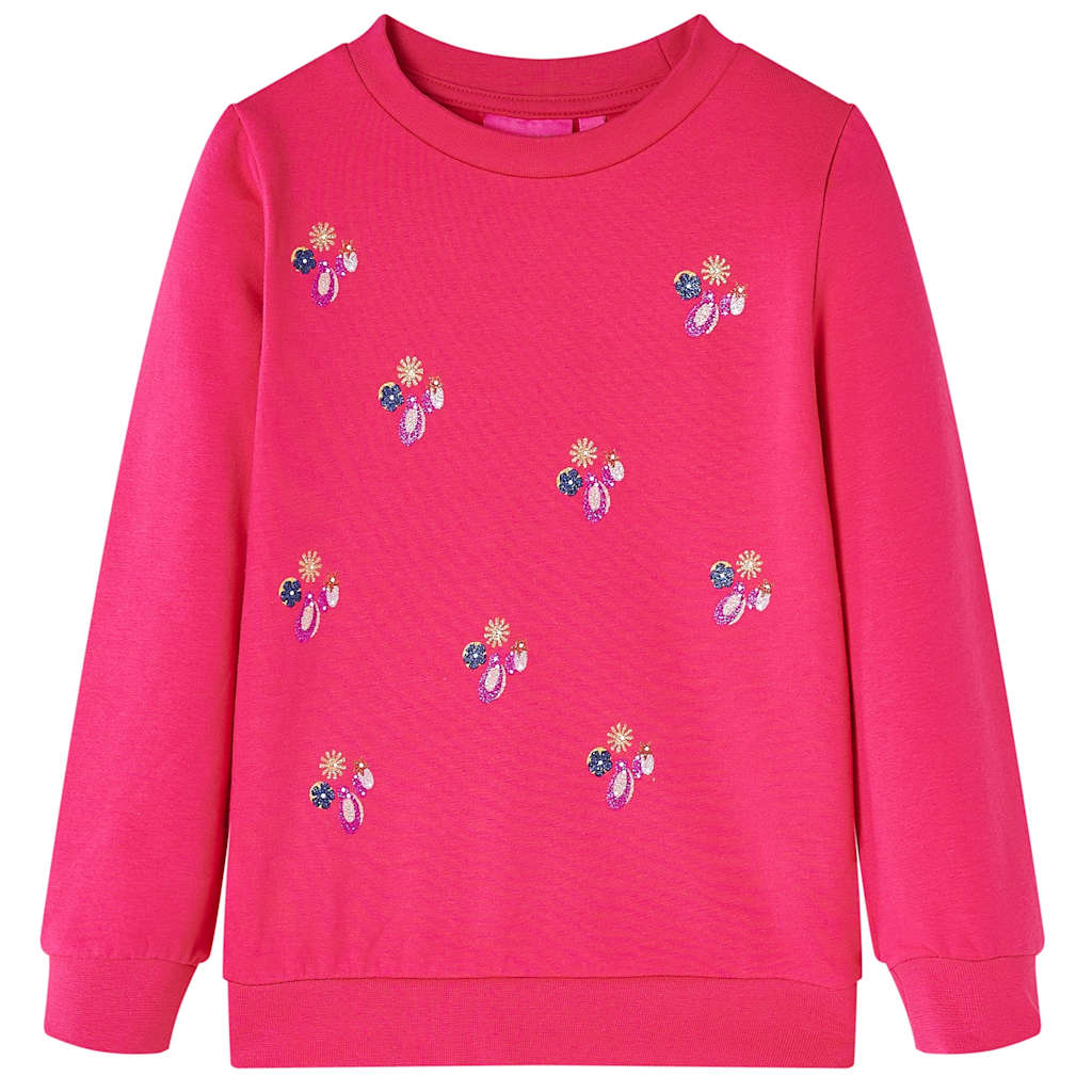 Bluza dziecięca, jaskrawy róż, 92