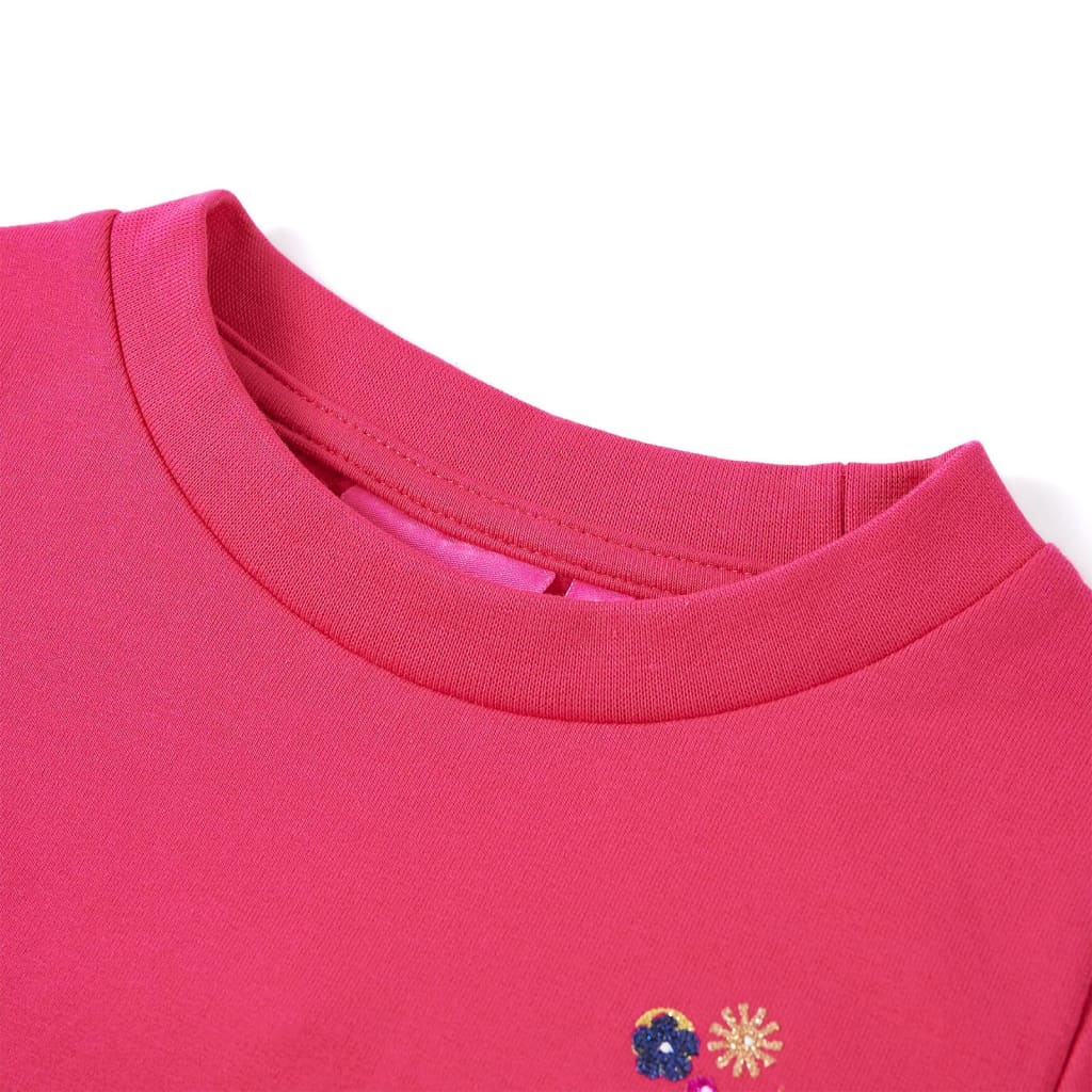 Bluza dziecięca, jaskrawy róż, 92