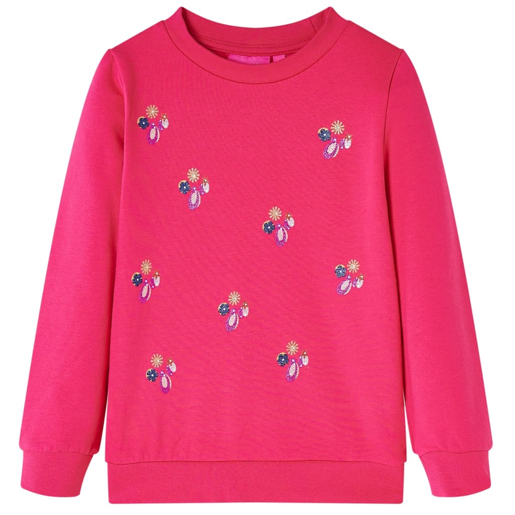 Bluza dziecięca, jaskrawy róż, 116