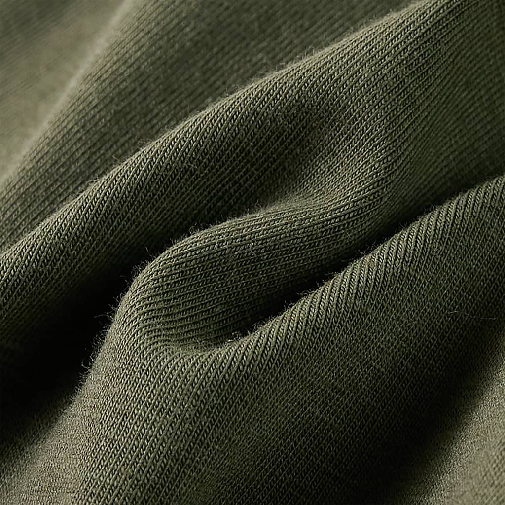 Koszulka dziecięca z długimi rękawami, khaki, 140