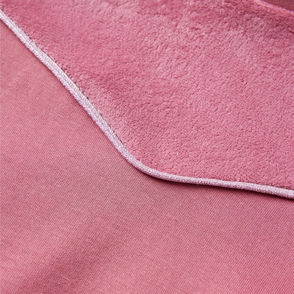 Bluza dziecięca, z aksamitną wstawką, malinowa, 128