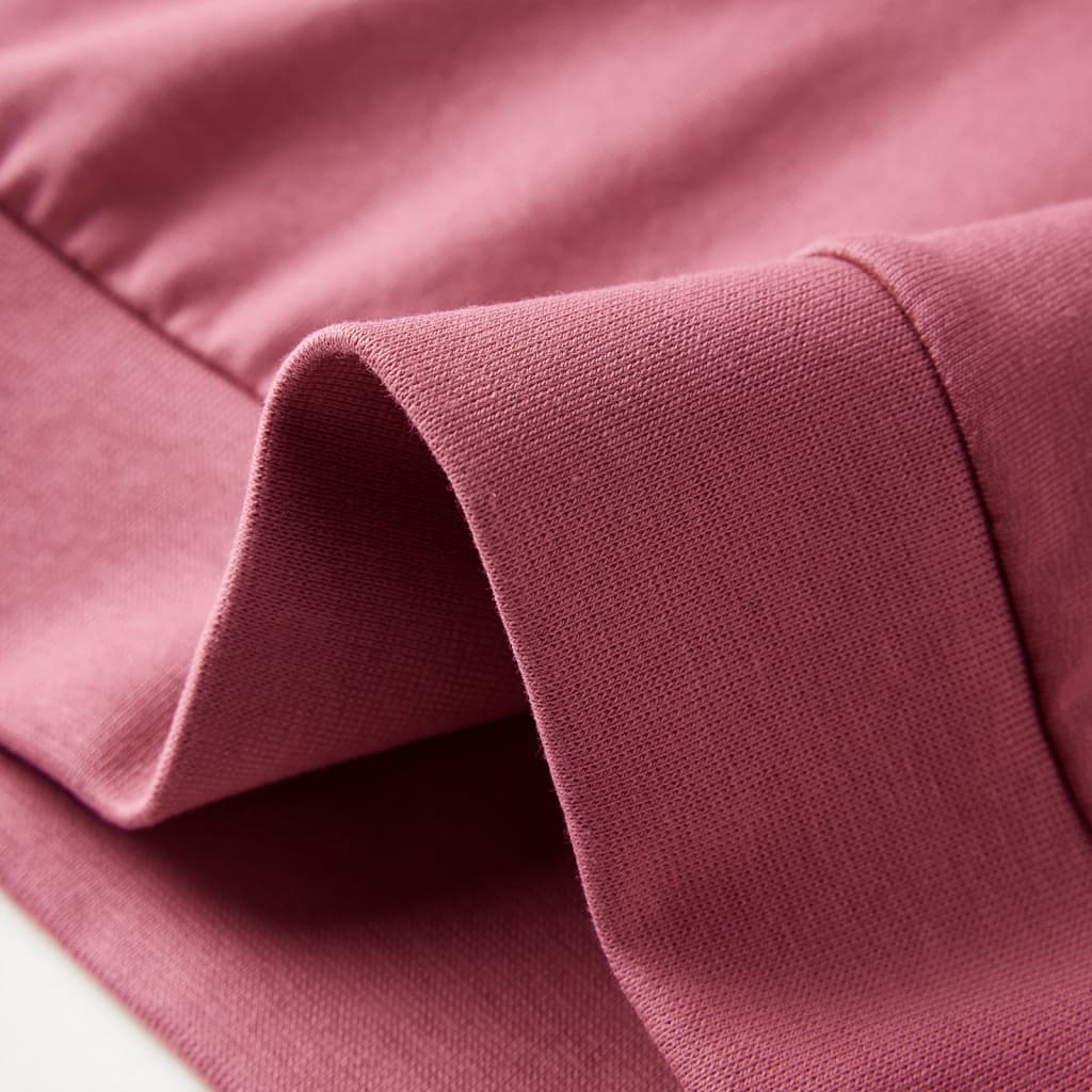 Bluza dziecięca, z aksamitną wstawką, malinowa, 128