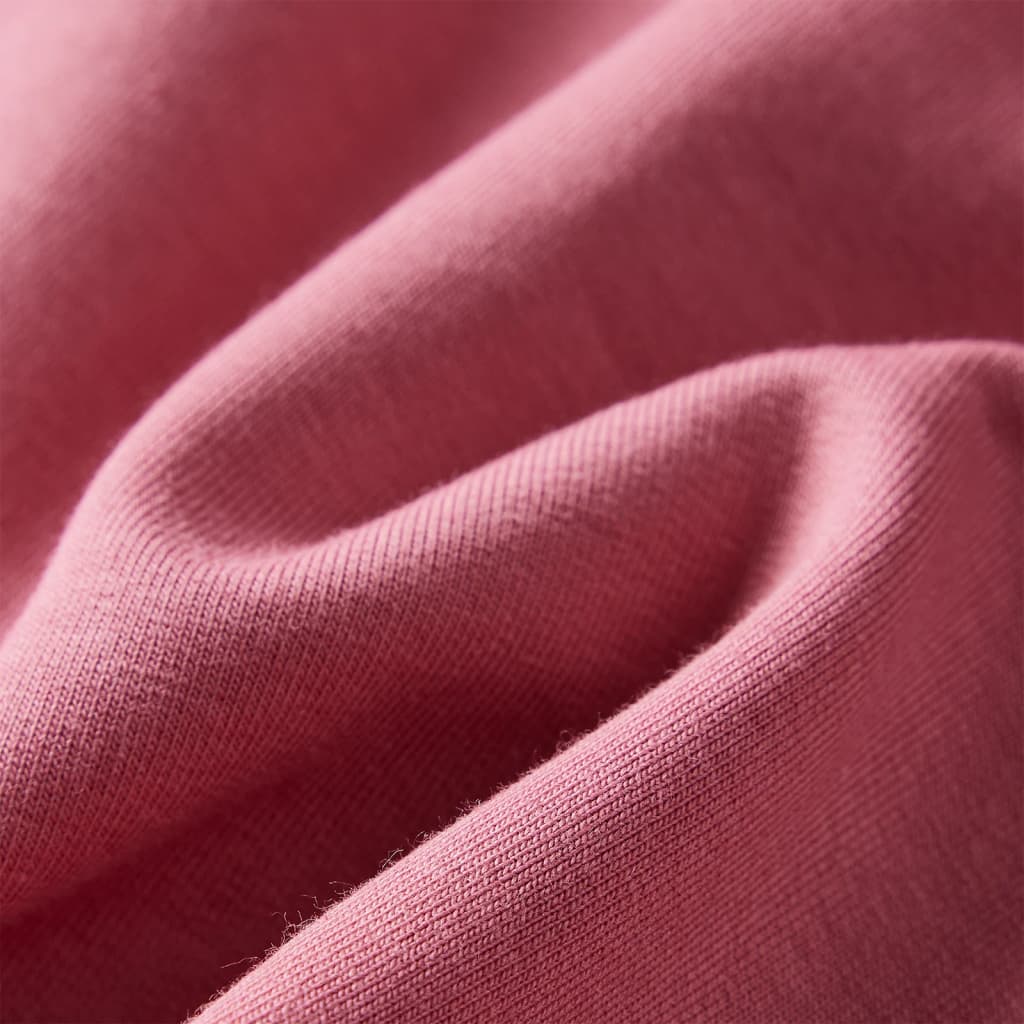 Bluza dziecięca, z aksamitną wstawką, malinowa, 128