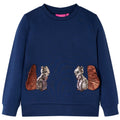 Bluza dziecięca, granatowa, 104