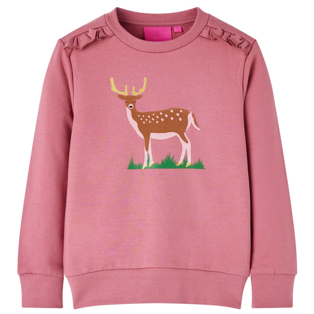 Bluza dziecięca, malinowa, 92