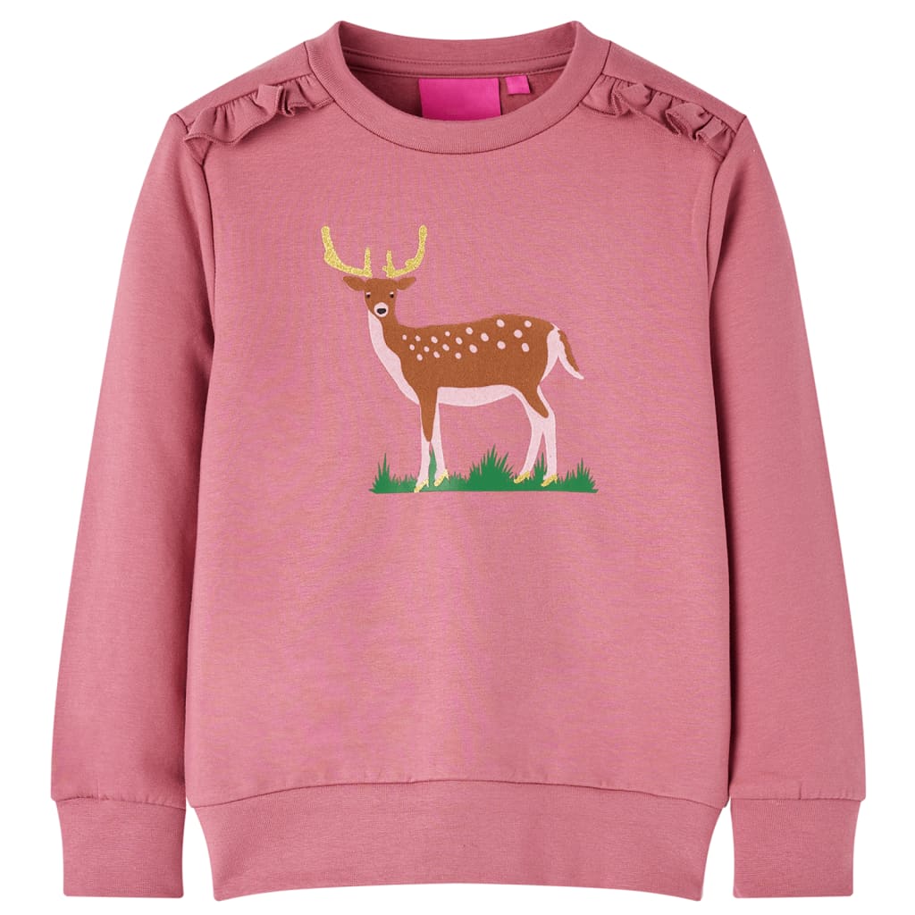 Bluza dziecięca, malinowa, 128