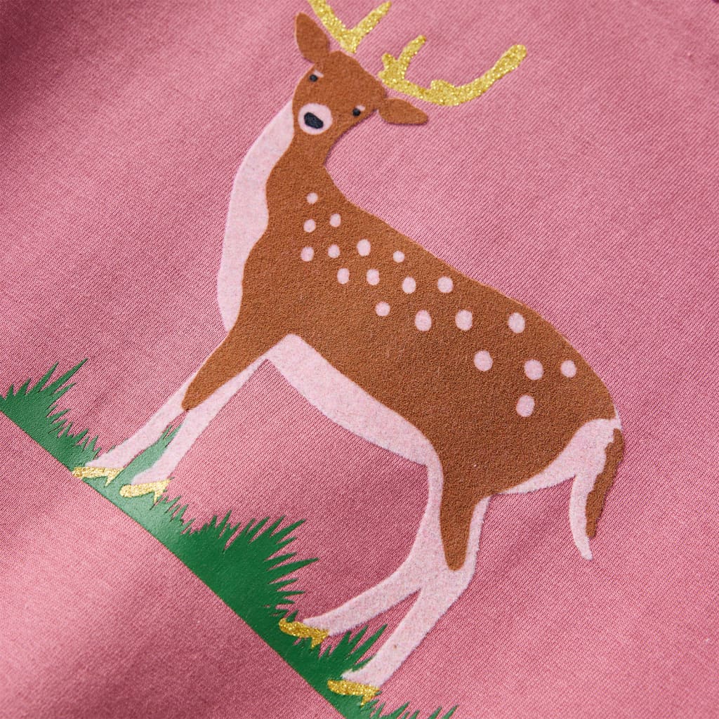 Bluza dziecięca, malinowa, 128