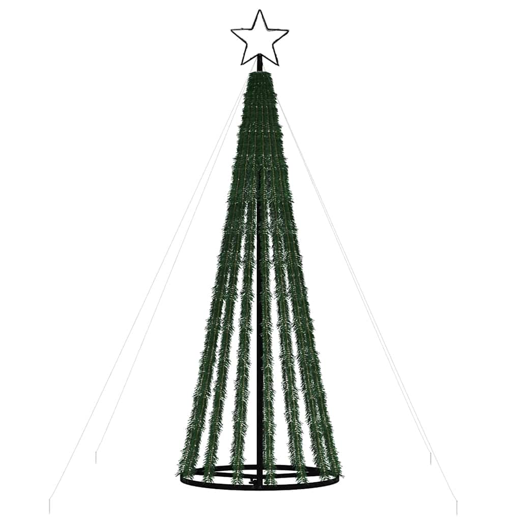 vidaXL Choinka LED 275 LED Zimna biel 180 cm