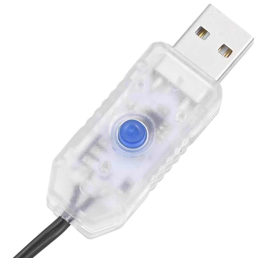 vidaXL Choinka LED 275 LED Zimna biel 180 cm