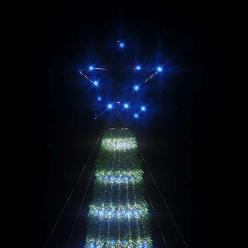 vidaXL Choinka LED 275 diod LED Niebieski 180 cm
