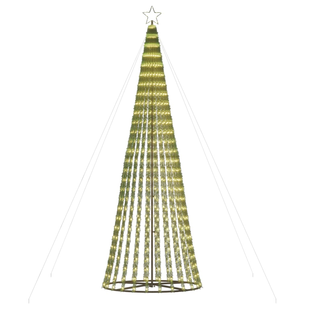 vidaXL Choinka LED 688 LEDs Ciepła biel 300 cm