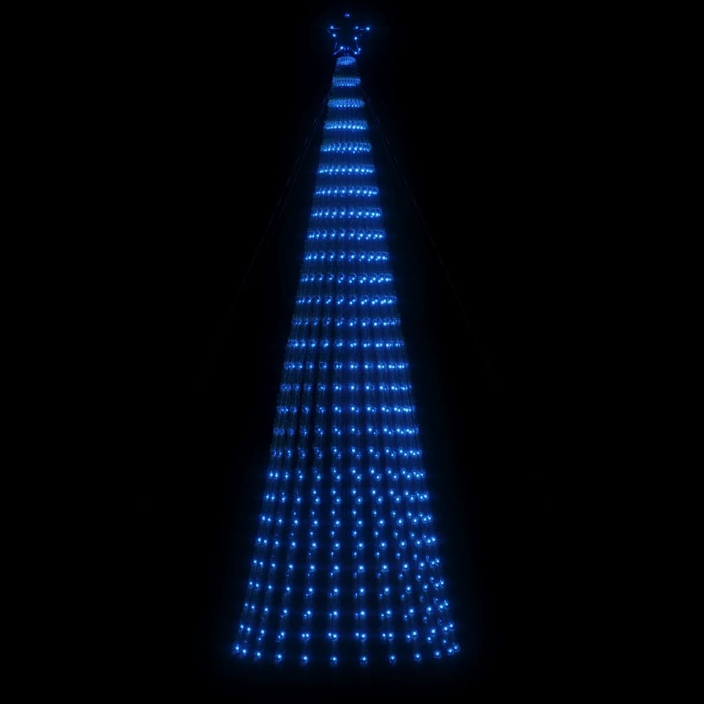 vidaXL Choinka LED 688 LEDs Niebieski 300 cm