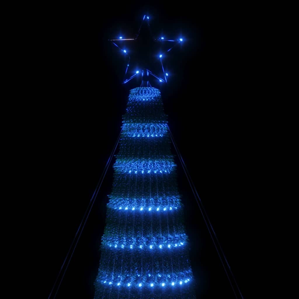 vidaXL Choinka LED 688 LEDs Niebieski 300 cm