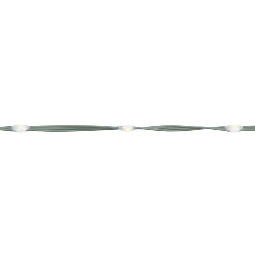 vidaXL Choinka LED 1544 LEDs Ciepła biel 500 cm