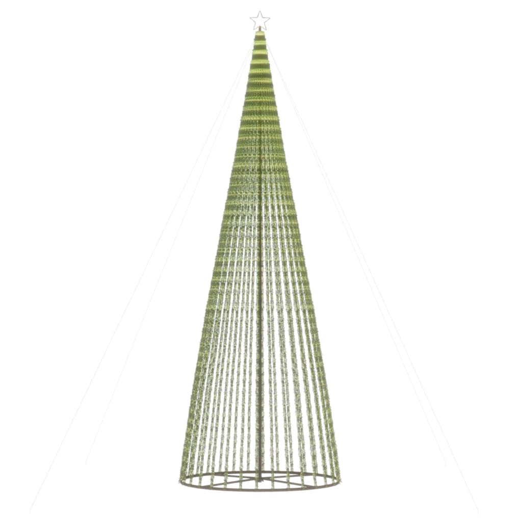 vidaXL Choinka LED 1544 LED Zimna biel 500 cm
