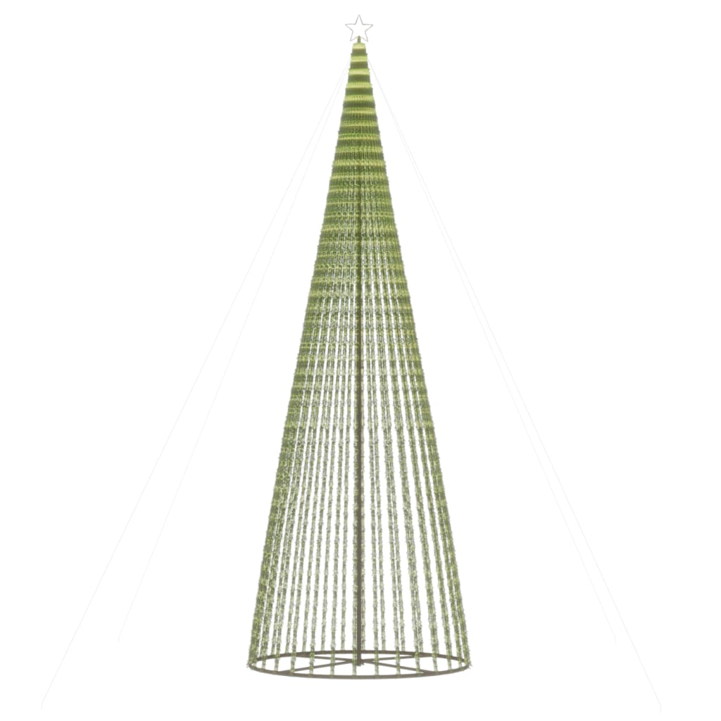 vidaXL Choinka LED 1544 LEDs Niebieski 500 cm