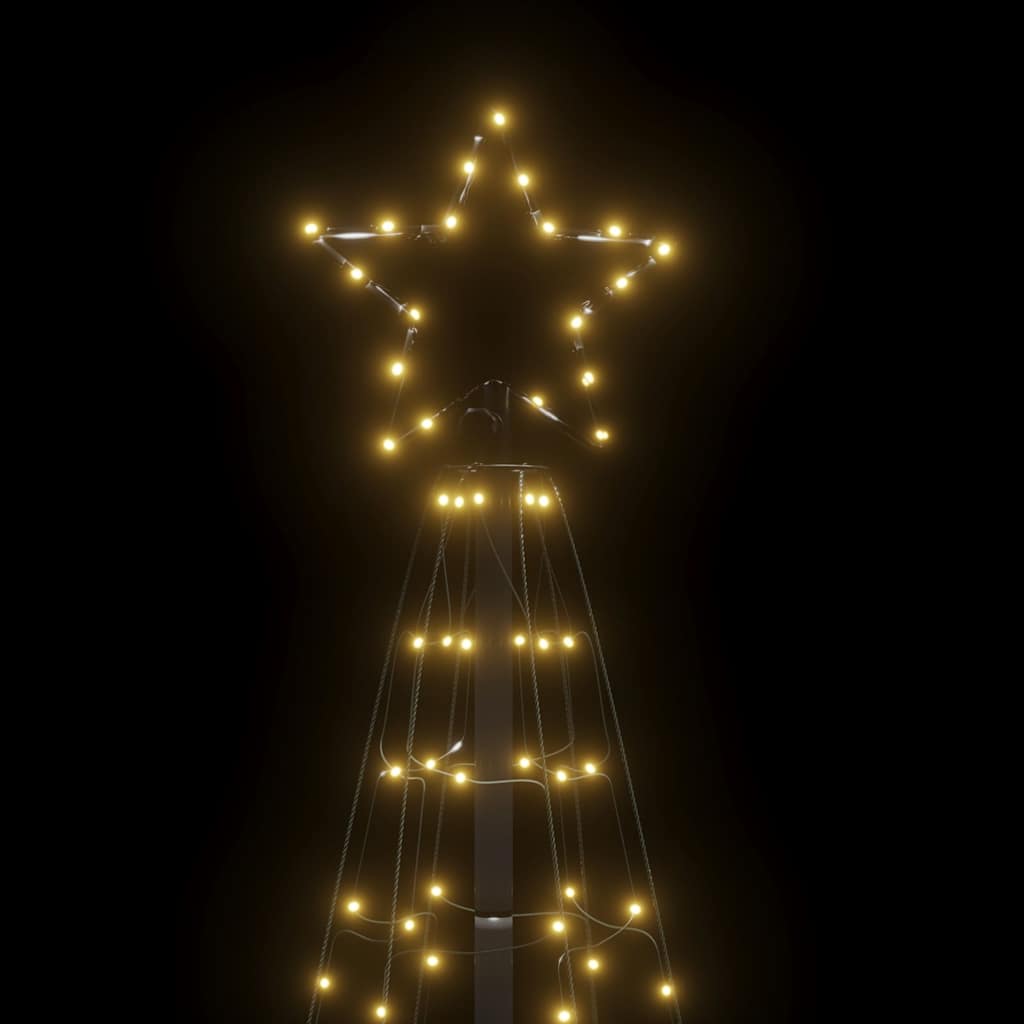vidaXL Choinka świąteczna LED z kolcami 220 diod LED Ciepła biel 180cm