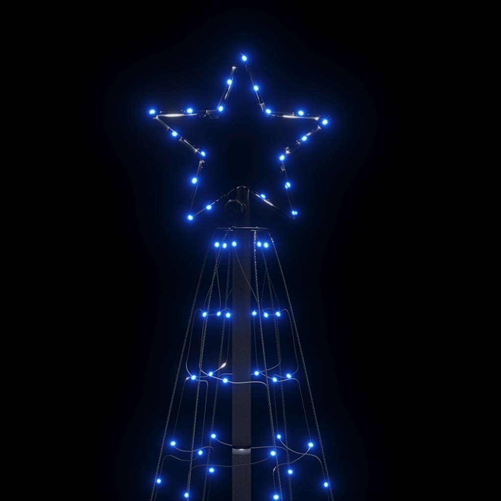 vidaXL Choinka świąteczna LED z kolcami 220 diod LED niebieska 180 cm