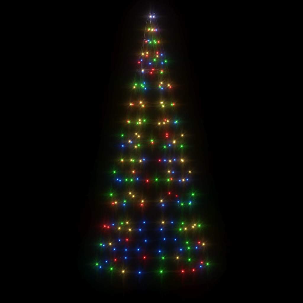 vidaXL Choinka LED 200 diod LED Kolorowa 180 cm