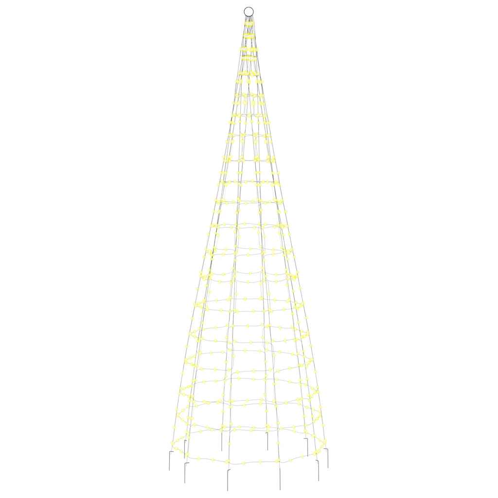 vidaXL Choinka LED 550 LED Ciepła biel 300 cm