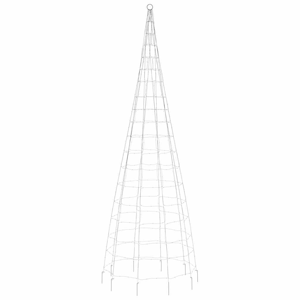 vidaXL Choinka LED 550 LED Ciepła biel 300 cm