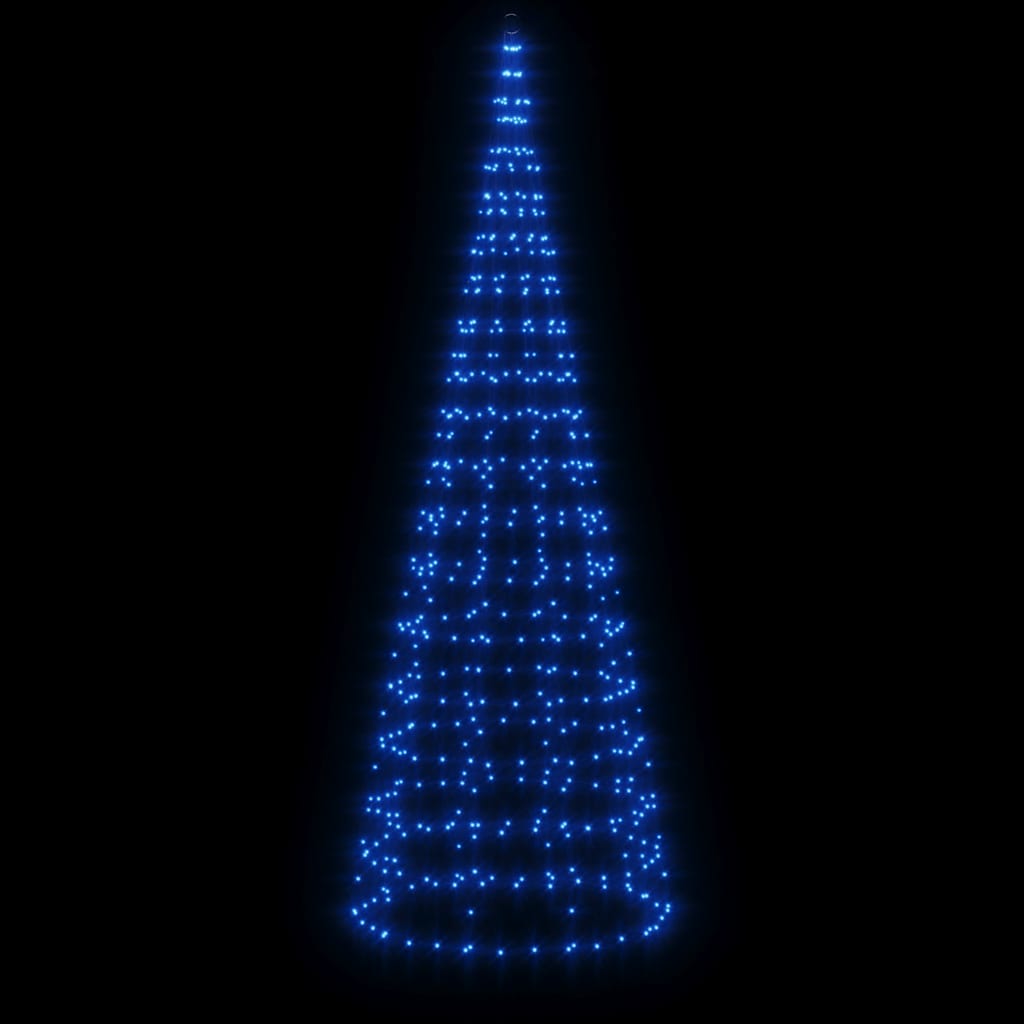 vidaXL Choinka LED 550 diod LED Niebieski 300 cm