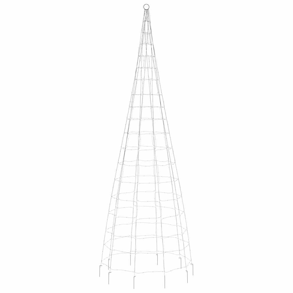 vidaXL Choinka LED 550 diod LED Niebieski 300 cm