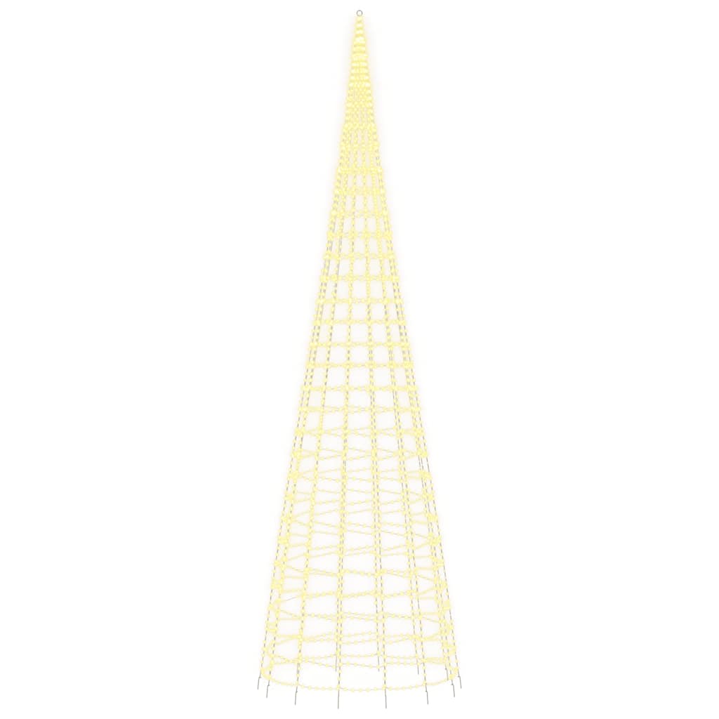 vidaXL Choinka LED 3000 LED Ciepła biel 800 cm