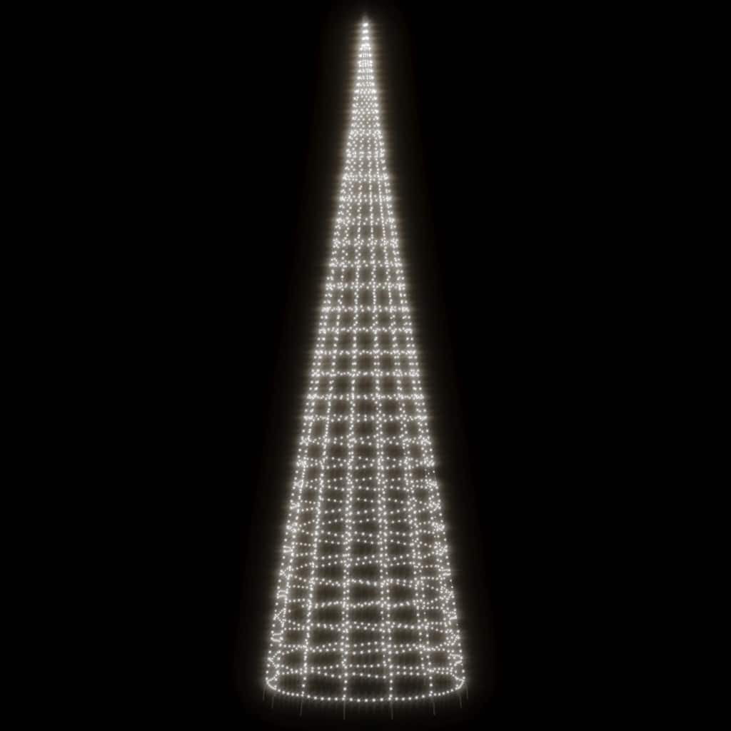 vidaXL Choinka LED 3000 LED Zimna biel 800 cm